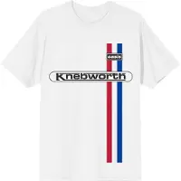 Ginza.se Oasis: Unisex T-Shirt/Knebworth Vertical Stripe (White) (X-Large)