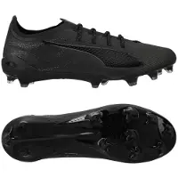 Puma Ultra 5 Ultimate FG Eclipse - Svart/Silver/Grå - Gräs (FG), storlek 35½