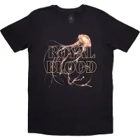 Ginza.se Royal Blood: Unisex T-Shirt/Entangled Logo (Black) (Medium)