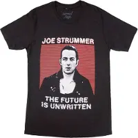 Ginza.se Joe Strummer: Unisex T-Shirt/The Future Is Unwritten (Black) (Large)