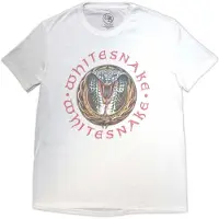 Ginza.se Whitesnake: Unisex T-Shirt/Donnington Snake (White) (Small)