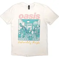 Ginza.se Oasis: Unisex T-Shirt/Definitely Maybe Illustration Colour (White) (Medium)