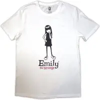 Ginza.se Emily The Strange: Unisex T-Shirt/Emily Poses (White) (Medium)