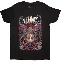 Ginza.se In Flames: Unisex T-Shirt/Ghost In My Head (Black) (Large)
