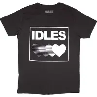 Ginza.se Idles: Unisex T-Shirt/Gradient Heart (Black) (Small)