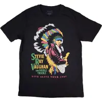 Ginza.se Stevie Ray Vaughan: Unisex T-Shirt/Double Trouble (Black) (Large)