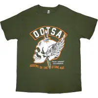 Ginza.se Queens Of The Stone Age: Unisex T-Shirt/Winged Skull (Green) (Small)