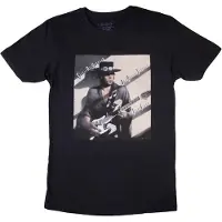 Ginza.se Stevie Ray Vaughan: Unisex T-Shirt/Texas Flood Album Cover (Black) (Small)