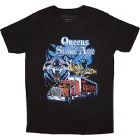 Ginza.se Queens Of The Stone Age: Unisex T-Shirt/Wolf Skyline (Black) (Medium)