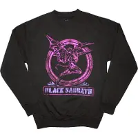 Ginza.se Black Sabbath: Unisex Sweatshirt/Neon Pink Henry (Black) (Oversized) (X-Large)