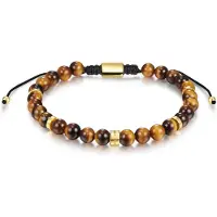 Männerglanz Armband brun