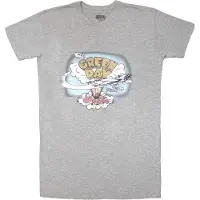 Ginza.se Green Day: Ladies T-Shirt Dress/Vintage Dookie (Grey) (Large)