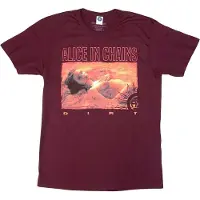 Ginza.se Alice In Chains: Unisex T-Shirt/Dirt Orange (Maroon Red) (XX-Large)