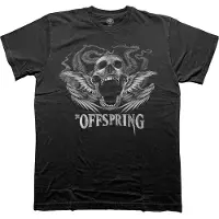 Ginza.se The Offspring: Unisex T-Shirt/Feathered Winged Skull (Black) (Medium)