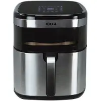 Jocca Hetlufftsfritös - JOCCA - 2385 - 10L - Med Fönster - 30,5x43,5x36,4 cm grå