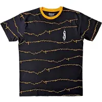 Ginza.se Slipknot: Unisex Ringer T-Shirt/The End, So Far Tribal-S & Barcode (Black) (Back Print) (XX-Large)