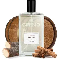 Cremo Kln fr mn - Bourbon & Oak Mens Kln spray - En sofistikerad blandning av destillatorer Spice Fine Bourbon och White Oak doft fr mn 3.4