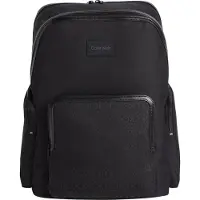 Calvin Klein Svart Polyester Herrryggsäck