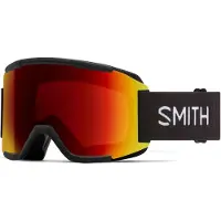 Smith Optics - Skidglasögon - Squad Black Chromapop Sun Red Mirror för UnisexUll - Svart