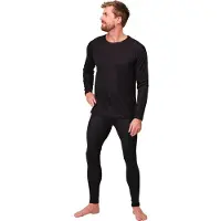 Nordfjell The Merino Baselayer Set M Black