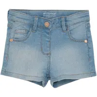 Minymo Shorts - Light Dusty Blue - - 7 år (122) - Shorts