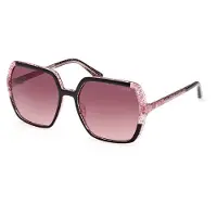 GUESS Damsolglasögon Gu7883 01t Glitter Pink Shiny Black/56-17-135