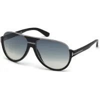 Tom Ford Solglasögon 0334 Dimitry 02W Matt Svart Blå Grå Gradient