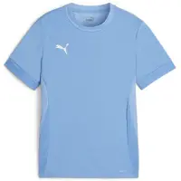 Puma Tränings T-Shirt teamGOAL - Blå/White Barn, storlek 176 cm