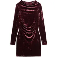 Superdry Velvet Longsleeved Mini Klänning Med Långa ärmar