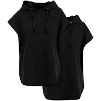 Build Your Brand By034a Kortärmad Hoodie 2 Enheter