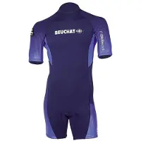 BEUCHAT Watts 3 Mm Back Zip Kortärmad Shorty
