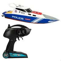Colorbaby 47674 Racing Boat Fjärrstyrd Polisbåt