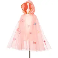 Suza Souza! cape med fjärilar Lilyanne 5–7 år (rosa)