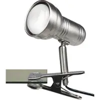 Orion Klämlampa SAMAL, Aluminium / grå / zink, Vardagsrum / matsal, Metall, Modern, Klämlampa