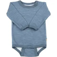 Joha Body l/ä - Ull/Bambu - Blå - - 70 - Body L/Ä
