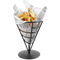 Hendi Hållare för snacks och pommes frites, 1 påse, Ø115x172 mm – 630938