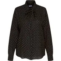 Seidensticker Blus 'The Statement Prints' svart / vit