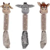 Flamingo Cow/horse/donkey Tpr Spines Hund Leksak Blandad