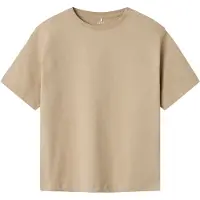 Name it T-shirt 'Vobbo' mörkbeige
