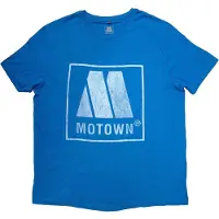 Ginza.se Motown Records: Unisex T-Shirt/Vintage Logo (Blue) (Medium)