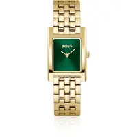 BOSS Analog klocka guld / smaragd
