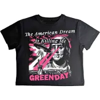 Ginza.se Green Day: Ladies Crop Top/American Dream (Black) (Small)