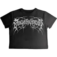 Ginza.se Bring Me The Horizon: Ladies Crop Top/Metal Logo Genxsis (Black) (Back Print) (X-Large)