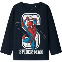 Name it Tröja - NmmNittin Spider - Dark Sapphire - - 7-8 år (122-128) - Tröja