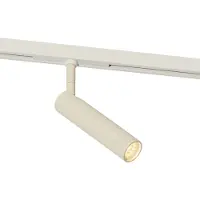 QAZQA Modern spotlight beige och vit för enfas skensystem - Slimline Uzzy