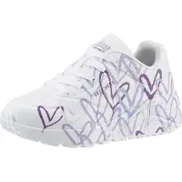 SKECHERS Sneakers UNO LITE - GOLDCROWN SPREAD THE LOVE flickor - Vit - 28