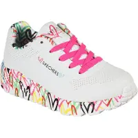 SKECHERS Sneakers UNO LITE - LOVELY LUV flickor - Vit - 35