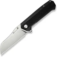 SENCUT Draxor S24035-1 Satin 9Cr18MoV, Black G10, pocket knife