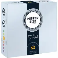 Mister Size - tunn kondom - 53mm - 36 st