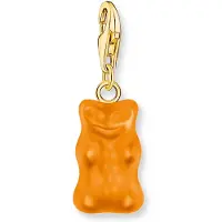 Thomas Sabo Haribo gold-plated charm pendant goldbears in orange berlock 2186-413-8